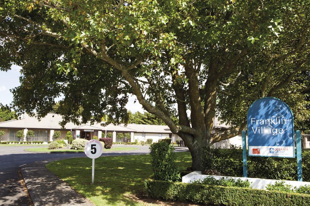 Franklin Village driveway