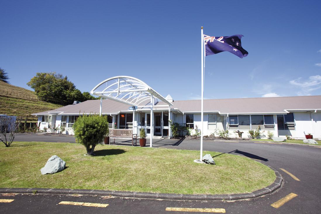 Ohinemuri Rest Home and Retirement Village Front Entrance