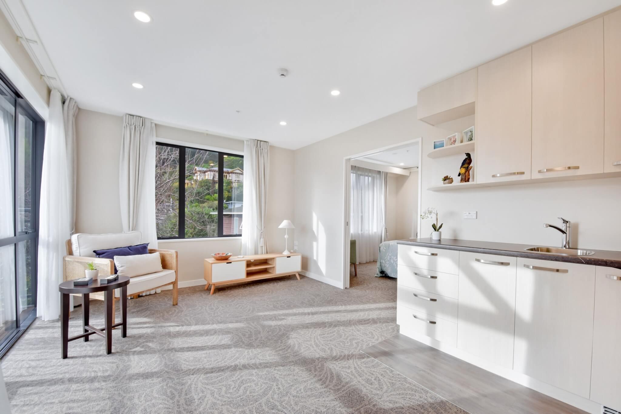 Green Gables Care Suite kitchenette