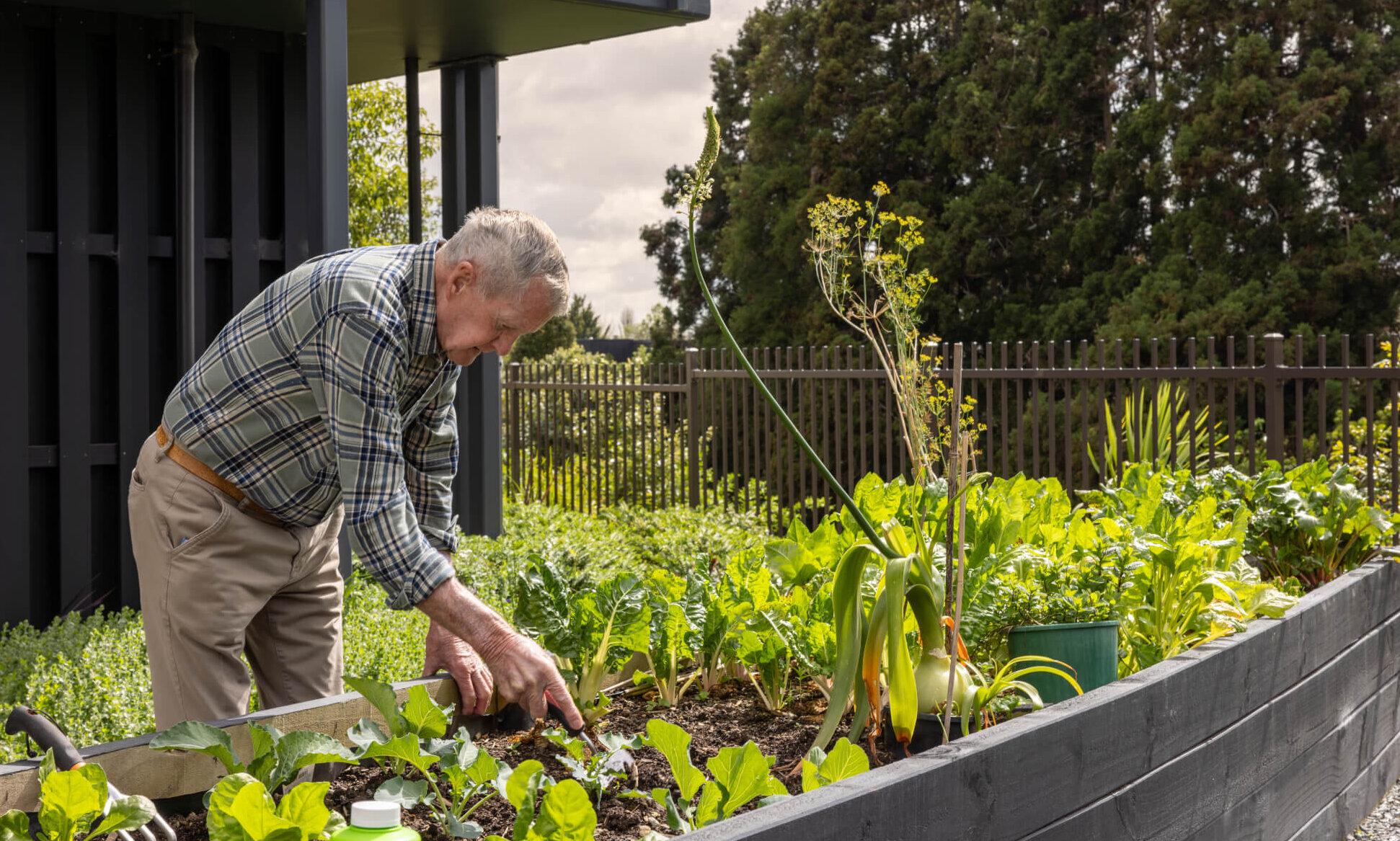 Gardening at Awatere