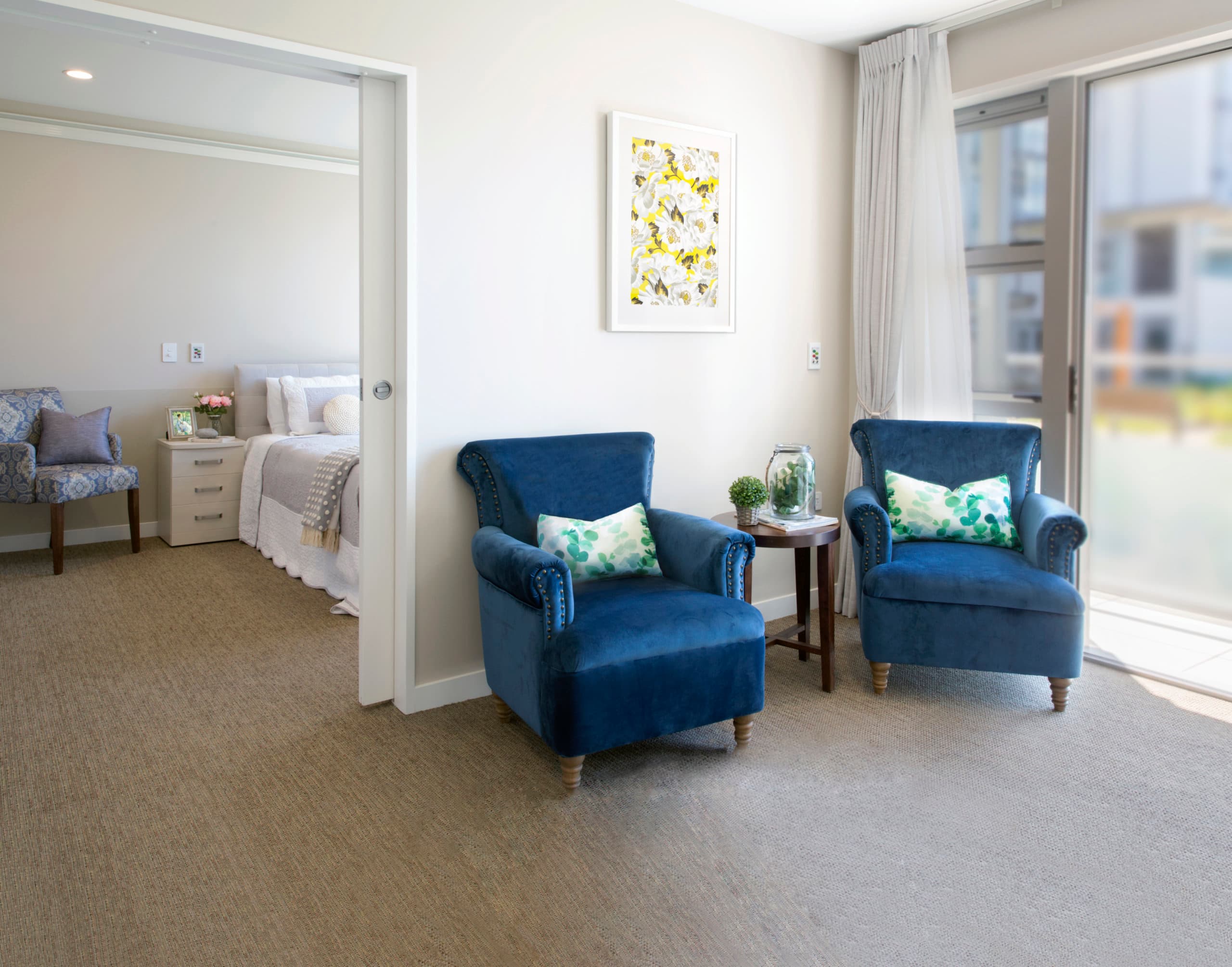 One Bedroom Care Suite for Rest Home and Hospital Care