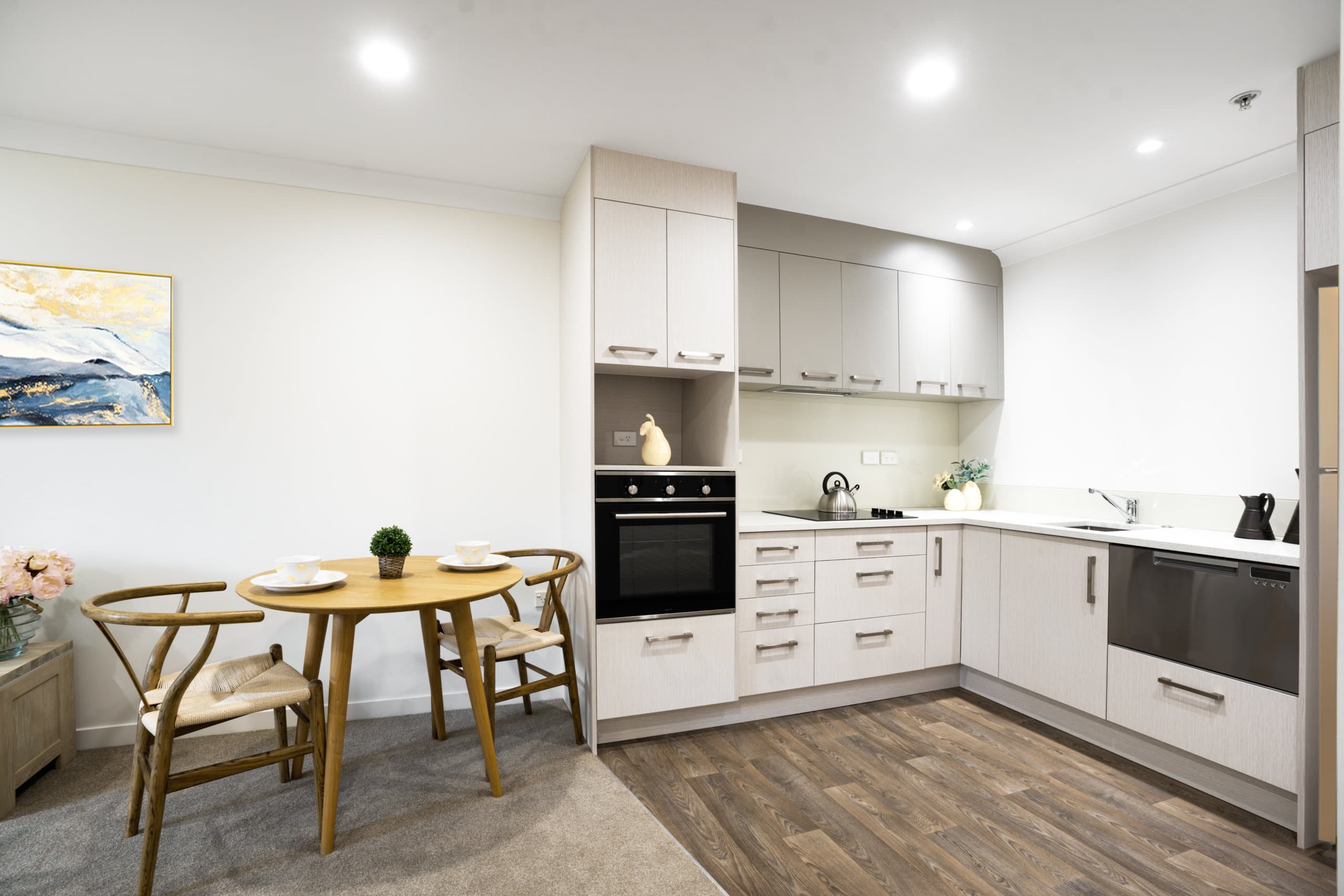 Lady Allum apartment kitchen