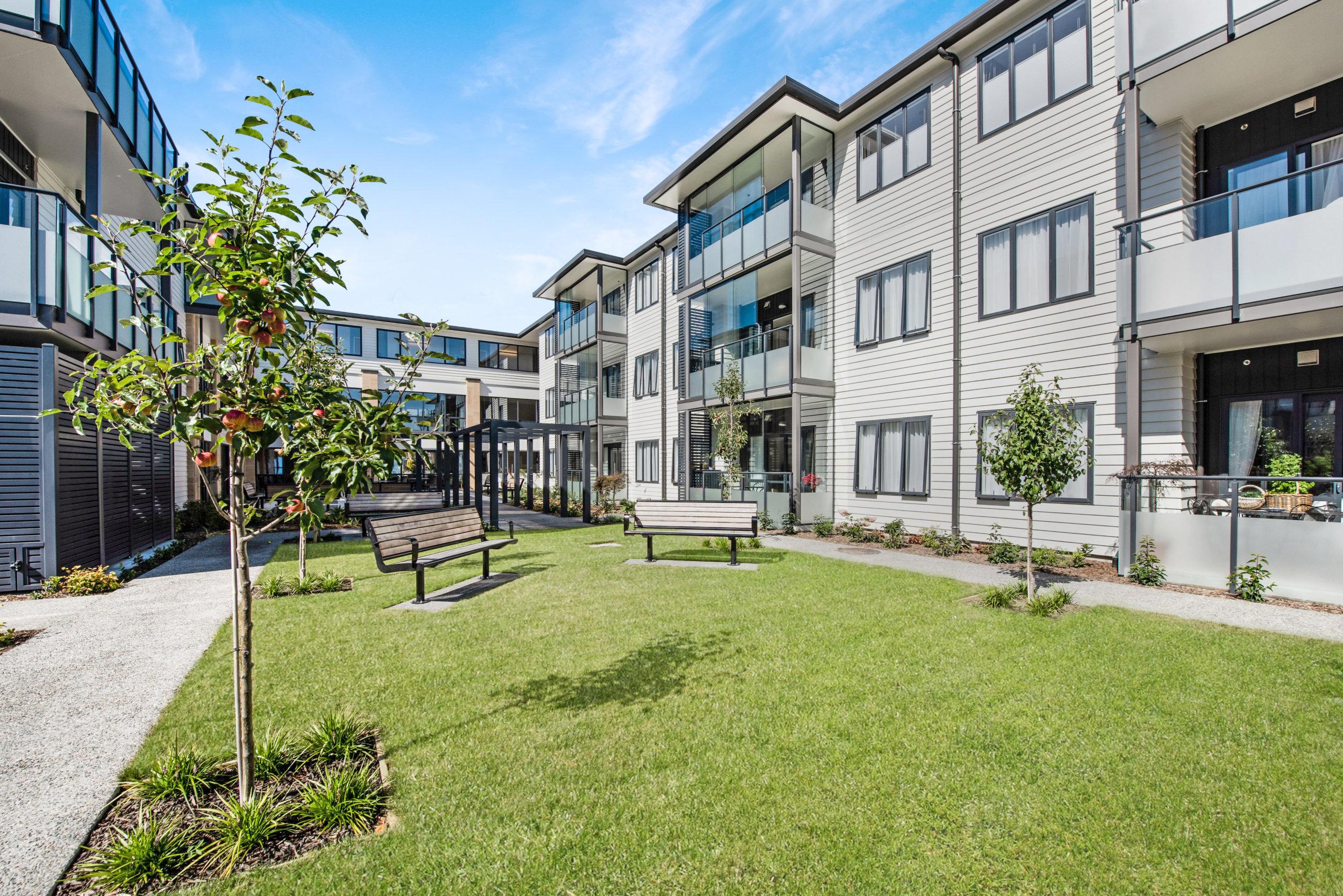 Green Gables retirement village garden.